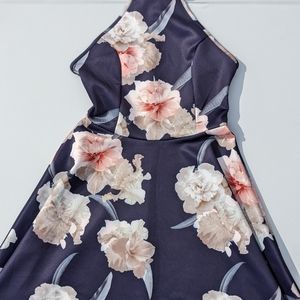 Charlotte Russe Size Small Dress Blue Floral